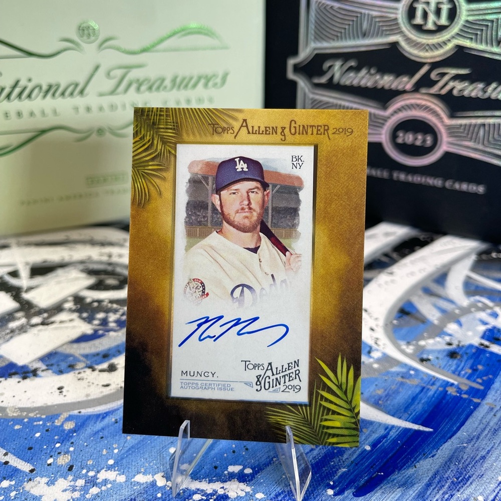 2019 TOPPS ALLEN GINTER MAX MUNCY *FRAMED AUTO*  DODGERS